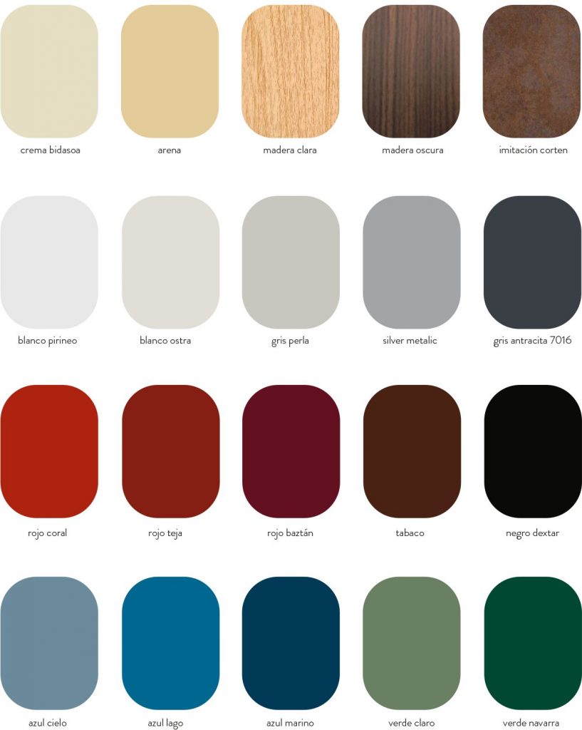 carta colores masterpanel